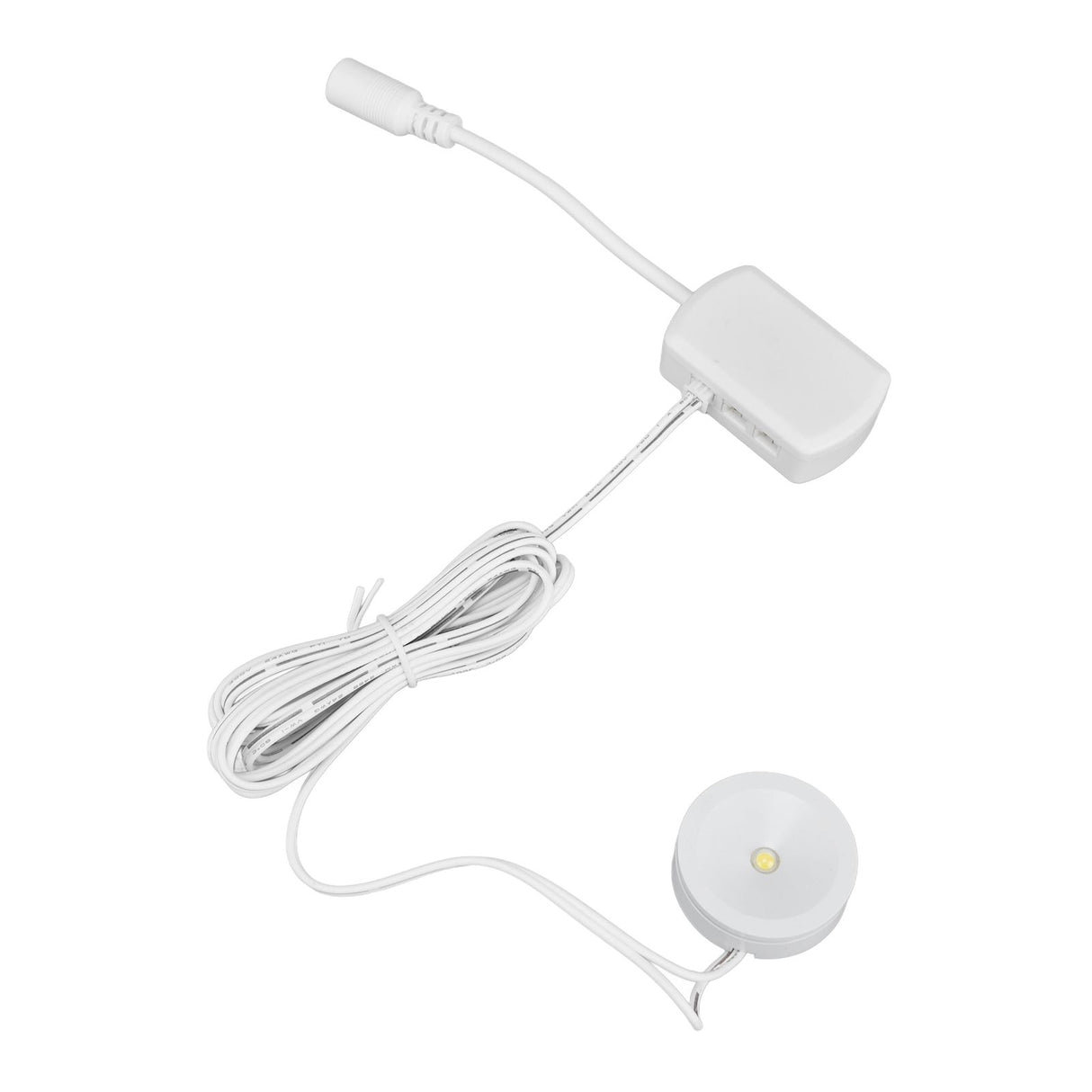 LED Under Cabinet Puck Lights Dimmable Ultra Thin Round Cabinet Light for Exhibition Halls Cabinets1 for 4