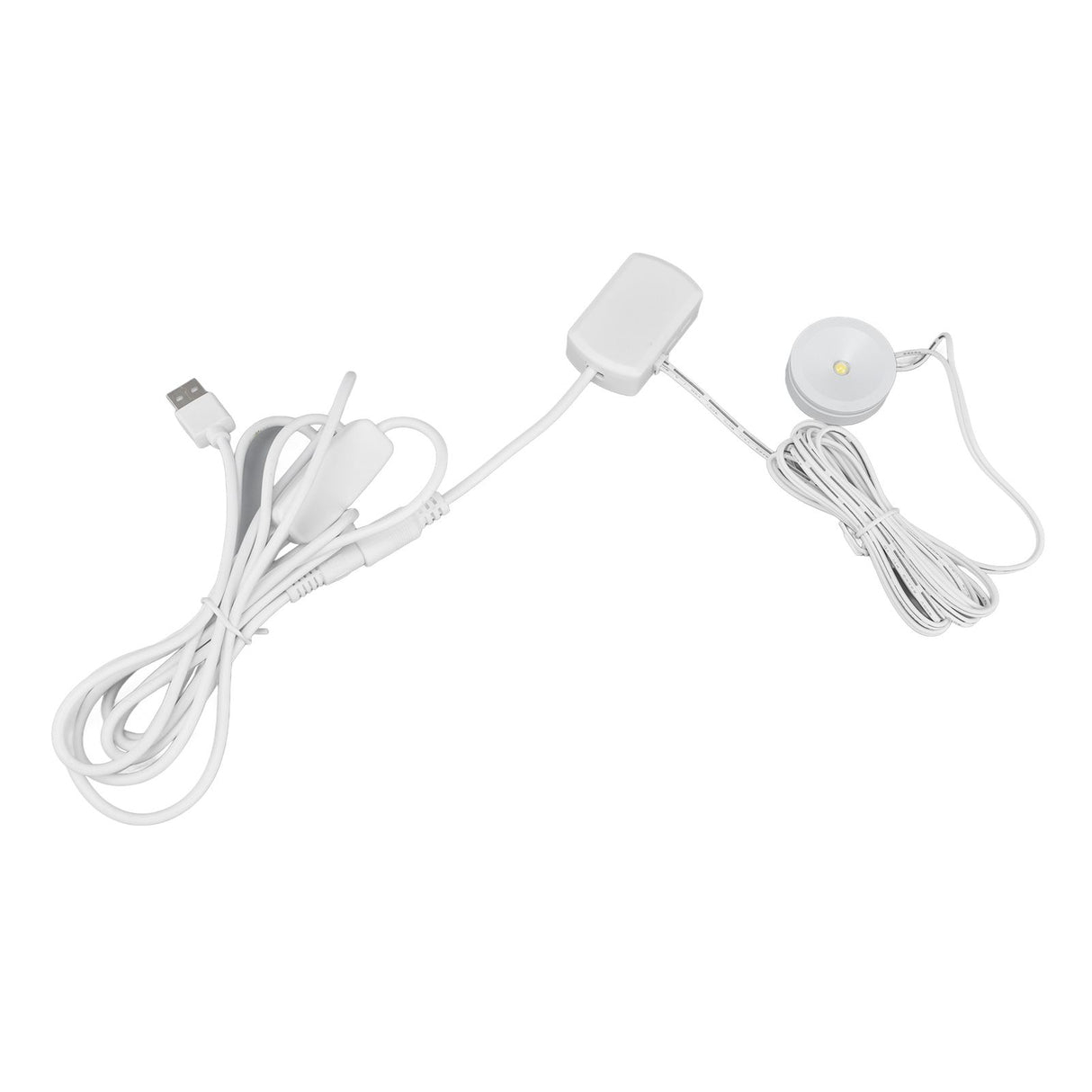 LED Under Cabinet Puck Lights Dimmable Ultra Thin Round Cabinet Light for Exhibition Halls Cabinets1 for 4