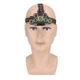 LED Headlamp 7 Lamp Beads High Brightness 4 Mode Waterproof USB Charging Head Band Light for Camping Maintenance - Extra Image