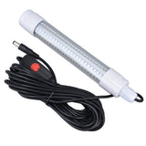 Submersible Fishing Light 16W AC12‑36V 1300lm LED Night Fishing Lure Bait Finder for Fish Tank AquariumWarm Light - 45-Degree Angle