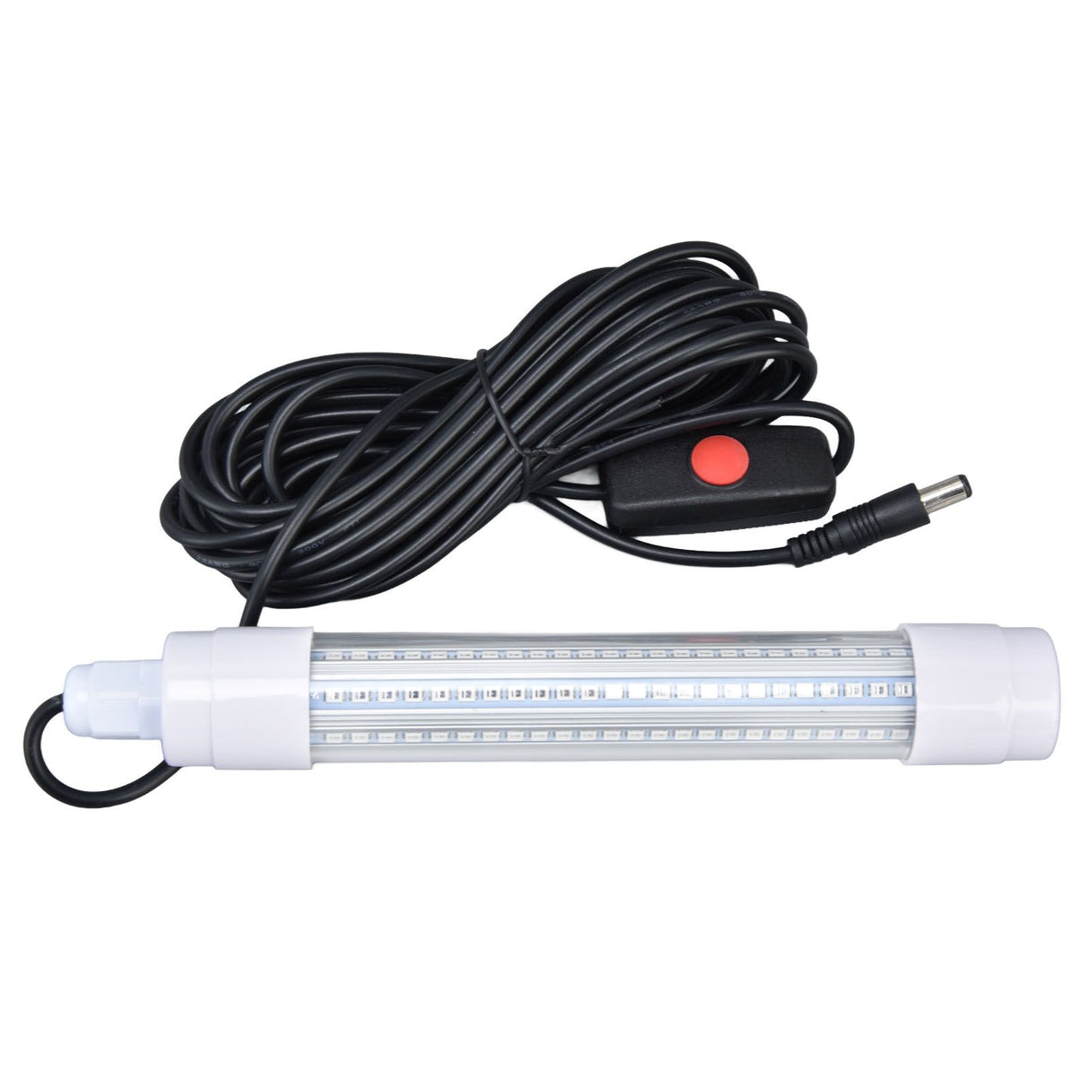 Submersible Fishing Light 16W AC12‑36V 1300lm LED Night Fishing Lure Bait Finder for Fish Tank AquariumWarm Light