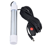 Submersible Fishing Light 16W AC12‑36V 1300lm LED Night Fishing Lure Bait Finder for Fish Tank AquariumWarm Light