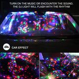Lights LED Ball Stage Effect Rotating Party Light Sound Activated RC Bulb for DJ KTV Dancing