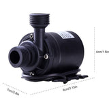 12V 800L / H High Performance and Low Noise Brushless Submersible Water Pump