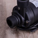 12V 800L / H High Performance and Low Noise Brushless Submersible Water Pump - Top-Down View