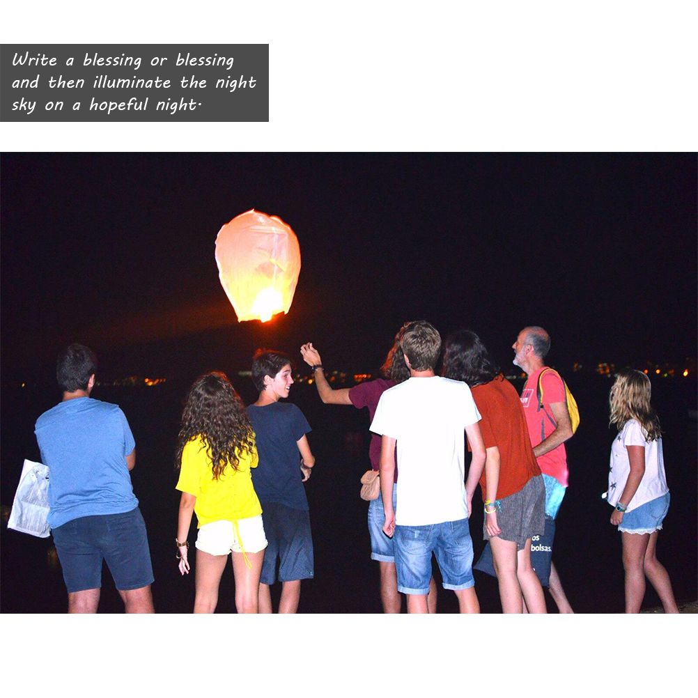 Chinese Lanterns Lanterns Biodegradable Fire Resistant Paper Lantern Chinese Wish Lanterns