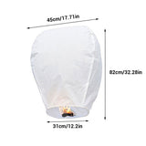 Chinese Lanterns Lanterns Biodegradable Fire Resistant Paper Lantern Chinese Wish Lanterns