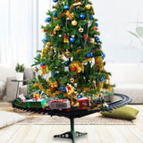 Christmas Train Set with Sounds and Lights Electric Rail Car Toy Mini Train Toy Set for Christmas and Home Decoration - Extra Image
