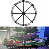 Christmas Train Set with Sounds and Lights Electric Rail Car Toy Mini Train Toy Set for Christmas and Home Decoration