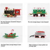 Christmas Train Set with Sounds and Lights Electric Rail Car Toy Mini Train Toy Set for Christmas and Home Decoration - Extra Image