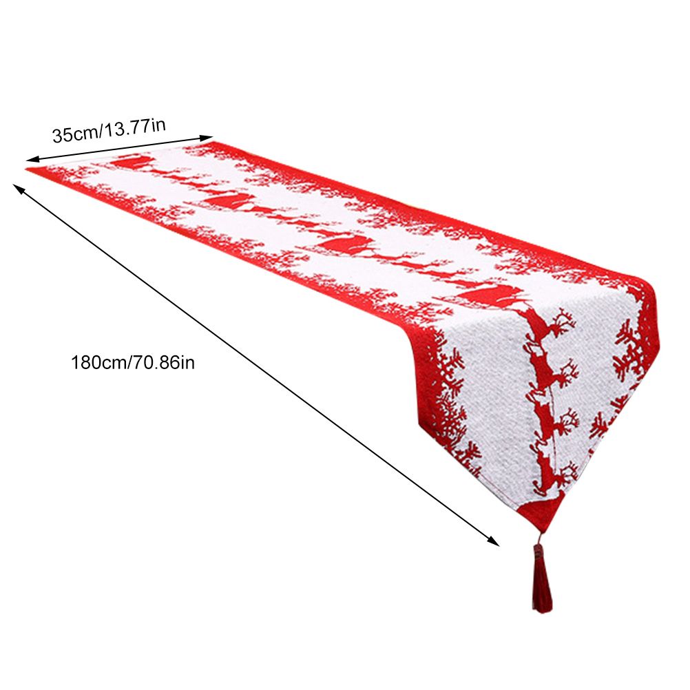 Christmas Table Runner Tablecloths Party Christmas Theme Table Cover New Year Party Xmas Desktop Decoration New Year Gift