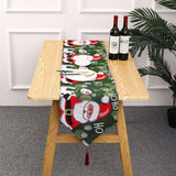 Christmas Table Runner Tablecloths Party Christmas Theme Table Cover New Year Party Xmas Desktop Decoration New Year Gift