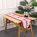 Christmas Table Runner Tablecloths Party Christmas Theme Table Cover New Year Party Xmas Desktop Decoration New Year Gift