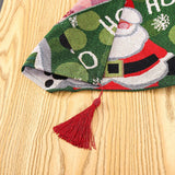 Christmas Table Runner Tablecloths Party Christmas Theme Table Cover New Year Party Xmas Desktop Decoration New Year Gift - Low Angle