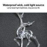 Christmas Indoor Reindeer Lights Decorations 10 LED Warm White String Lights USB Battery Powered Fairy Lighting Xmas Gifts - Extra Image