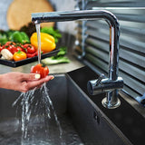 Faucet Absorbent Mat for Kitchen Sink Splash Guard Sink Water Splash Guard Behind Faucet Drying Pads for Countertop - Rear View
