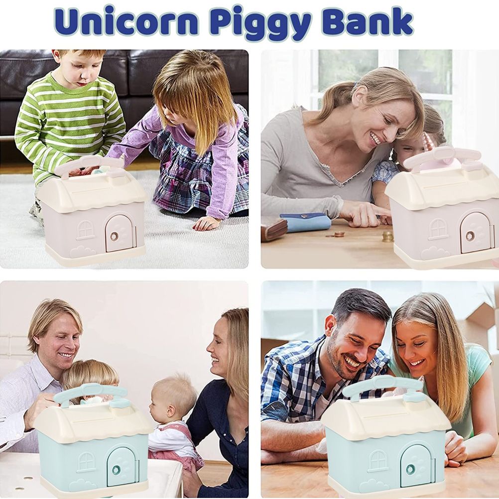 Money Bank Unbreakable Coin Bank for Girls and Boys Large Size Piggy Banks Practical Gifts for Birthday Christmas