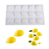 Lemon Silicone Mold Mousse Chocolate Molds for Homemade Soap Cake Pastry Baking Tools Moulds - Close-Up Angle