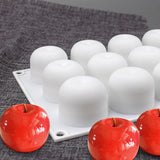 Christmas Eve 15 Cavity Apple Design Silicone Cake Molds Chocolate Mousse Pastry Bakeware Moulds Kitchen Dessert Baking Tools - Extra Image