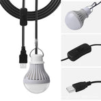 2 Pack LED Light for Camping 5W USB Children Bed Lamp Portable LED Bulb Outdoor Emergency Light