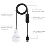 2 Pack LED Light for Camping 5W USB Children Bed Lamp Portable LED Bulb Outdoor Emergency Light - Side View