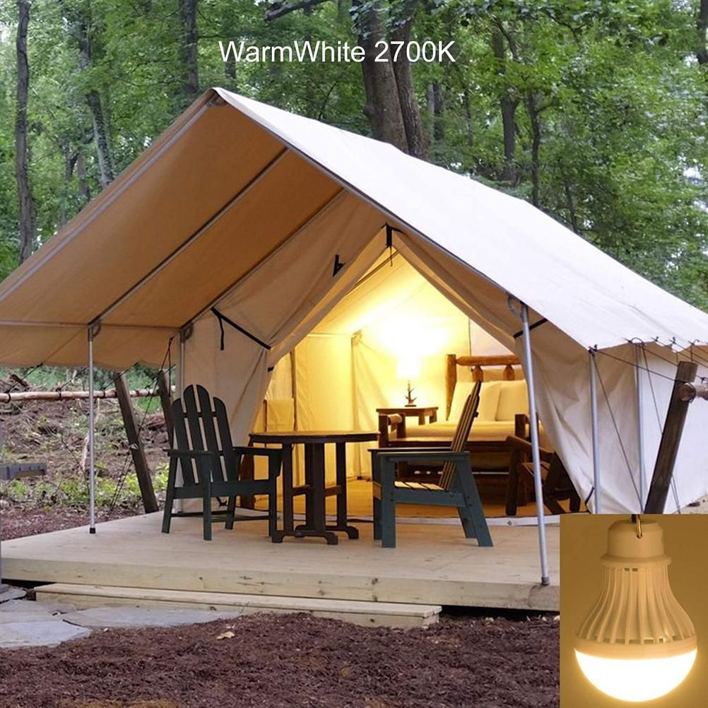 2 Pack LED Light for Camping 5W USB Children Bed Lamp Portable LED Bulb Outdoor Emergency Light