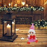 4 Pcs Christmas Baby Elf Doll Christmas Tiny Elf Doll Christmas Mini Elf Baby Doll Toys Baby Elves Dolls Toy for Kids Xmas Gift