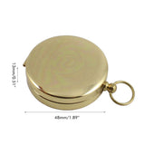 Luminous Compass Dad To Son Enjoy The Ride Gift for Camping Outdoor Activities Navigation Tool - Front View
