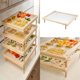 Pasta Drying Rack Herb Drying Rack Stackable Food Dryer for Household Kitchen Food and Vegetable Dehydration
