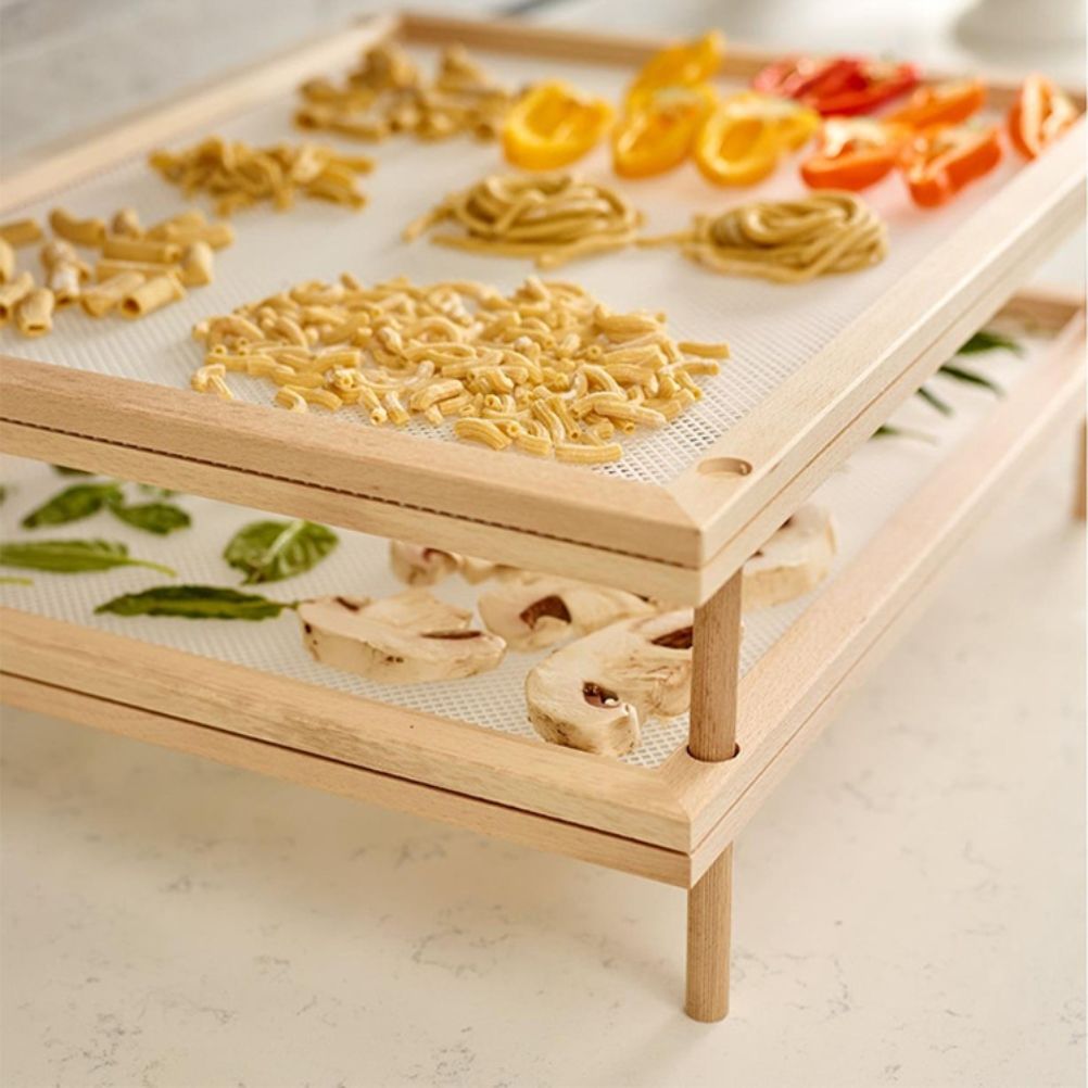 Pasta Drying Rack Herb Drying Rack Stackable Food Dryer for Household Kitchen Food and Vegetable Dehydration
