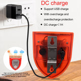 Solar Sound and Light Alarm Motion Sensor 110DB Sound Alert LED Flash Warning Strobe Security Alarm System for House Farm Villa