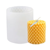 Bubble Candle Mould Silicone Mold Round Shape Candle Moulds 3D Bubble Silicone Candle Mould Column Plaster Candle Mould