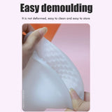 Bubble Candle Mould Silicone Mold Round Shape Candle Moulds 3D Bubble Silicone Candle Mould Column Plaster Candle Mould