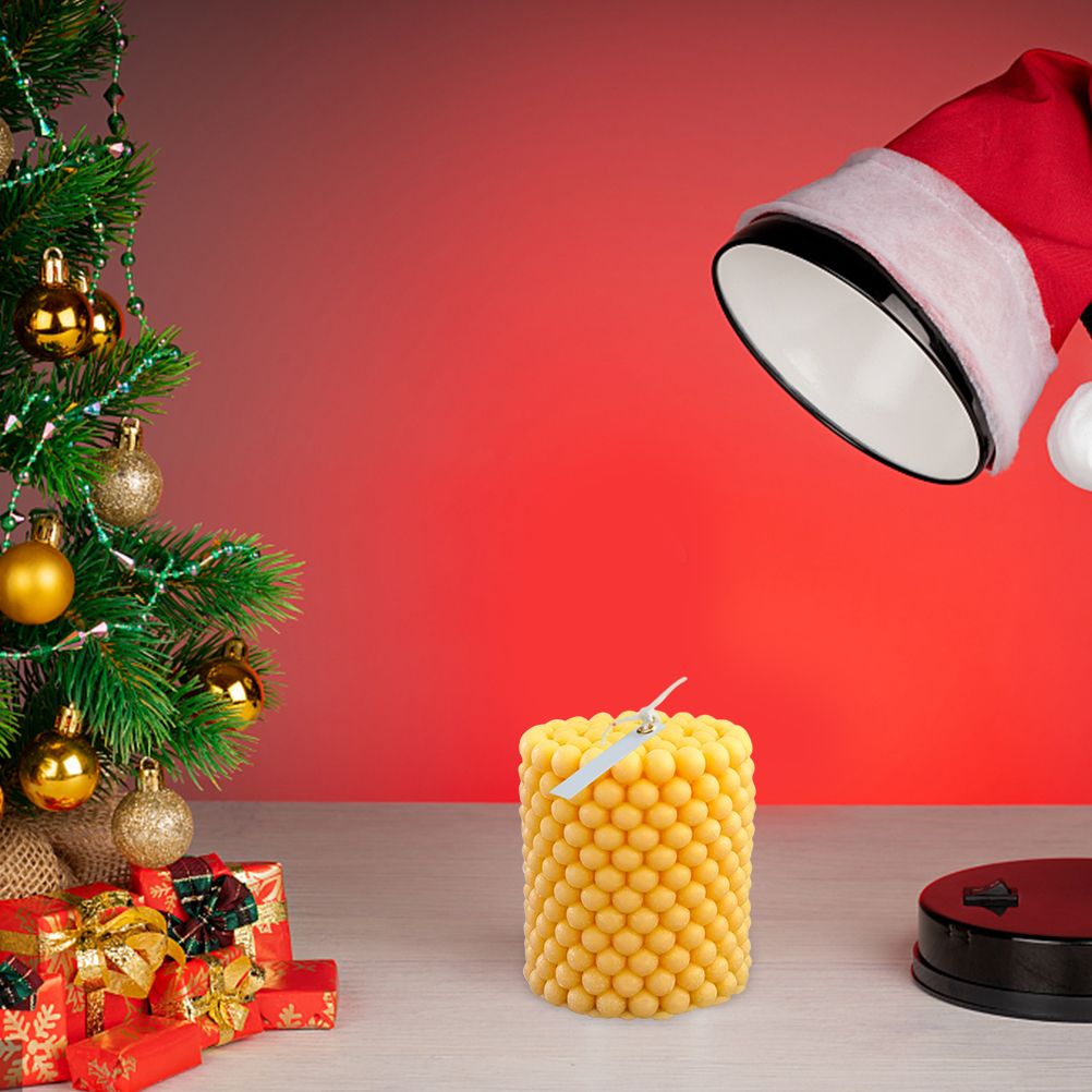 Bubble Candle Mould Silicone Mold Round Shape Candle Moulds 3D Bubble Silicone Candle Mould Column Plaster Candle Mould