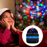 Star Night Light Projector for Kids 360 Degree Rotation LED Projection Lamp USB Colorful Gypsophila Lights