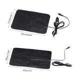 Reptile Heating Pad Scratch Proof USB PU Heating Sheet 3 Speed Temperature Adjustment Reptile Insulation Pad - Top-Down View