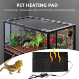 Reptile Heating Pad Scratch Proof USB PU Heating Sheet 3 Speed Temperature Adjustment Reptile Insulation Pad