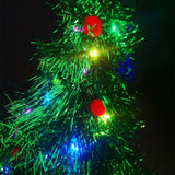 Luminous Christmas Tree Hat with Star for Christmas Party Fancy Dress Props for Kids Adult Xmas Green Hat