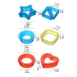 Heart Shape Sandwich Cutter Sealer Bread Decruster Pancake Maker DIY Cutters Bento Box Sandwich Decruster Press Mold for Kids