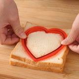 Heart Shape Sandwich Cutter Sealer Bread Decruster Pancake Maker DIY Cutters Bento Box Sandwich Decruster Press Mold for Kids