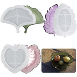 3 Pcs Leaves Silicone Mould Leaves Resin Casting Mould Tray Epoxy Resin Moulds Tray DIY Coaster Tray Casting Mould - Extra Image