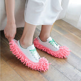 10Pcs Mop Slippers for Floor Cleaning Removable Mop Head Shoes Cover Microfiber Mops Shoes Dust Hair Cleaner Sweeping - Low Angle