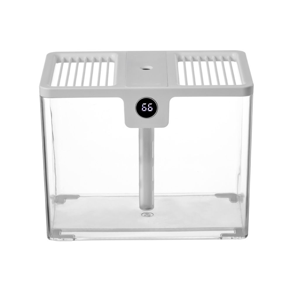 1.5L Fully Transparent Air Humidifier Large Capacity Air Purifying Mist Maker 2 Modes Adjustable Essential Oil Diffuser