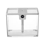 1.5L Fully Transparent Air Humidifier Large Capacity Air Purifying Mist Maker 2 Modes Adjustable Essential Oil Diffuser