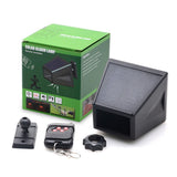 Solar Alarm Light with Motion Detector Outdoor Solar Strobe Light Remote Control Sound Alarm for Backyard Patch Farm Garage