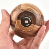 Kitchen Grinder for Salt Pepper Spices Mill with Handle Pepper Spice Seasoning Wooden Mill Grinder Kitchen Tool - Low Angle