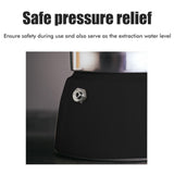 150ML/300ML Portable Aluminum Italian Style Espresso Maker Moka Pot Coffee Maker Household Mocha Cold Extract Pot for Making Cappuccino Latte
