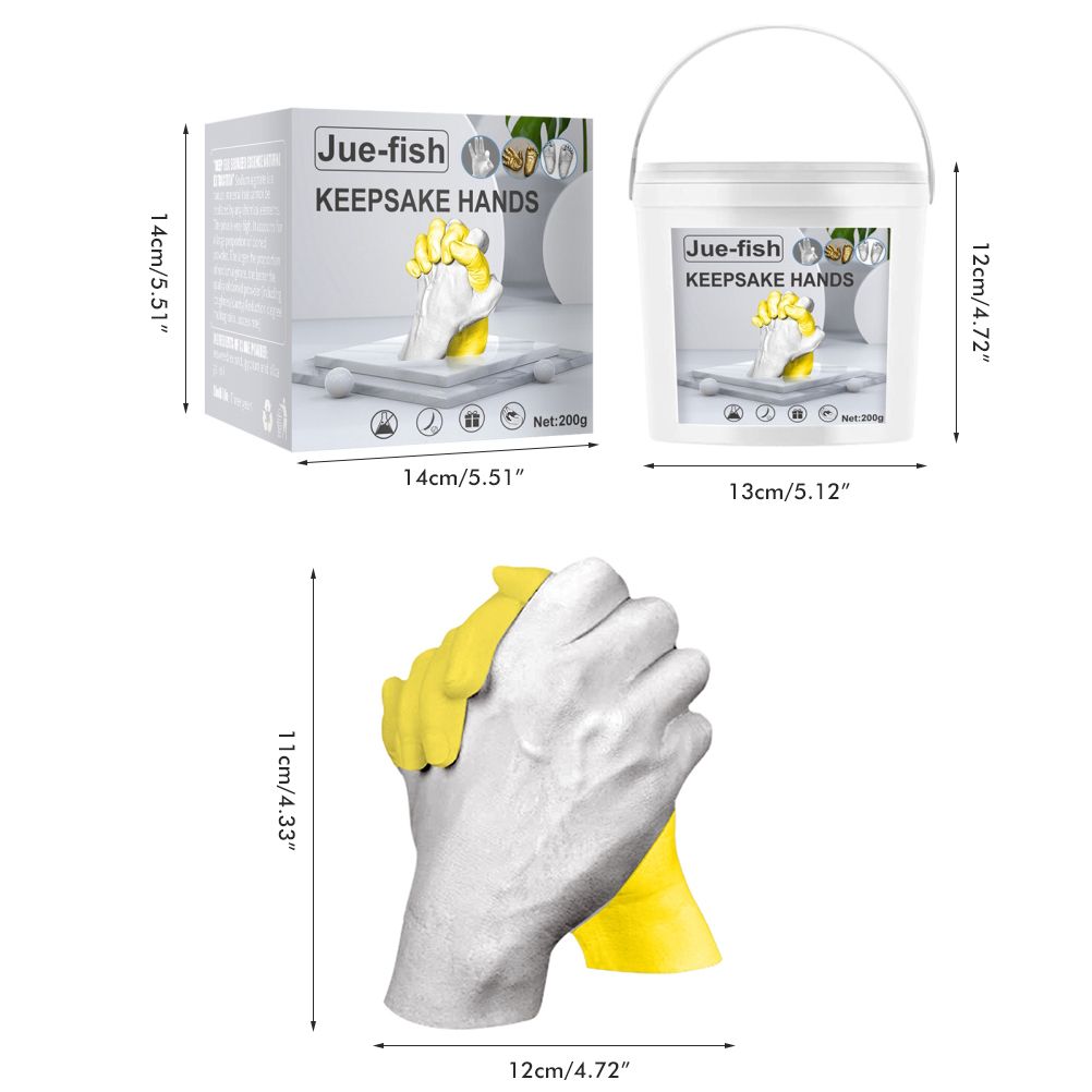 3D Hand Casting Kit Couples DIY Hand Molding Kit for Adults Keepsake Hand Mold Kit for Valentine s Day Wedding Anniversary Gifts