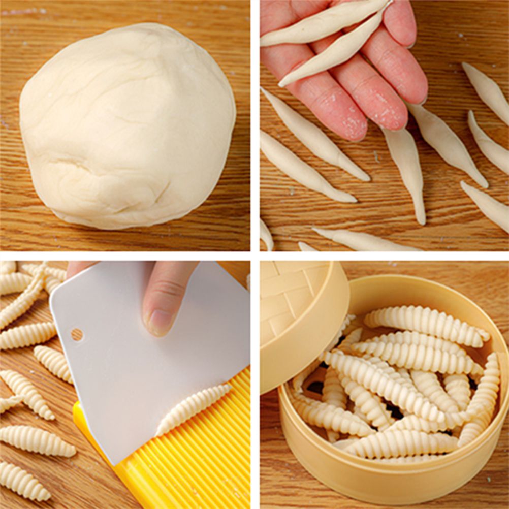 Plastic Gnocchi Boards Tool for Making Macaroni Pasta and Gnocchi Maker Cutter Rolling Pin Manual Kitchen Tool