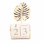 Manual Flip Calendar Wooden Perpetual Calendar Home Desktop Crafts Decoration for Office Study Coffee Shop